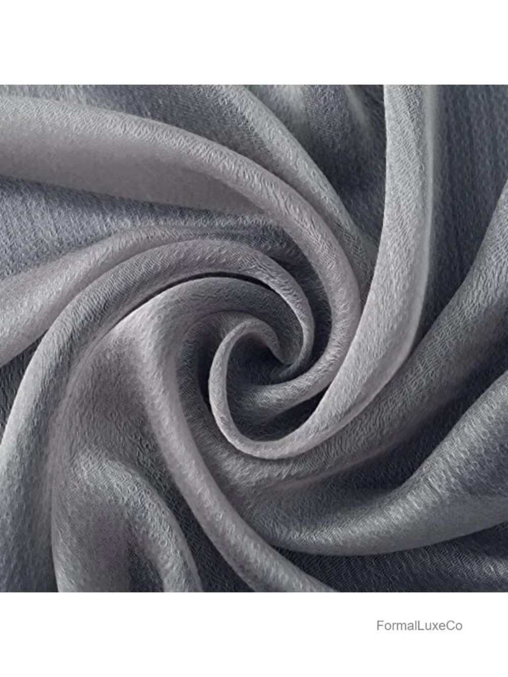Silk Blend Metallic Trim Shawl Wrap - Elegant Evening Accessory - Gift Ready
